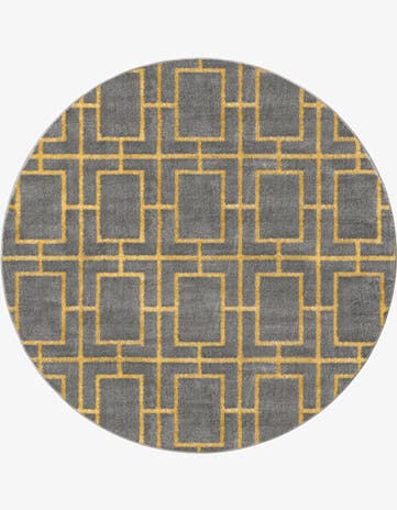 5' 3 x 5' 3 Marilyn Monroe™ Glam Deco Round Rug