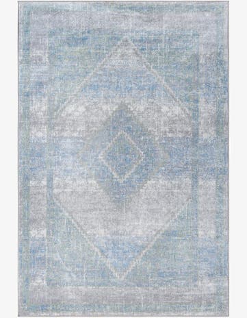 Gray Green Kamala Washable Rug