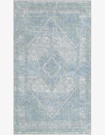 Gray Green Kamala Washable Rug