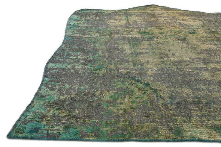 Detail image of 5' 7 x 9' 7 Hand Knotted Ultra Vintage Persian Wool Rug