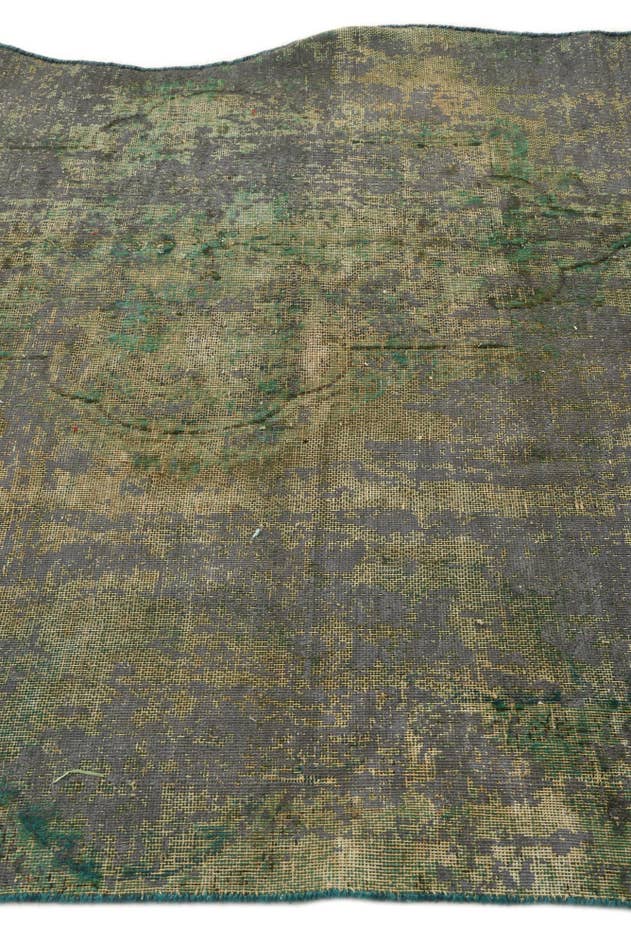 Detail image of 5' 7 x 9' 7 Hand Knotted Ultra Vintage Persian Wool Rug