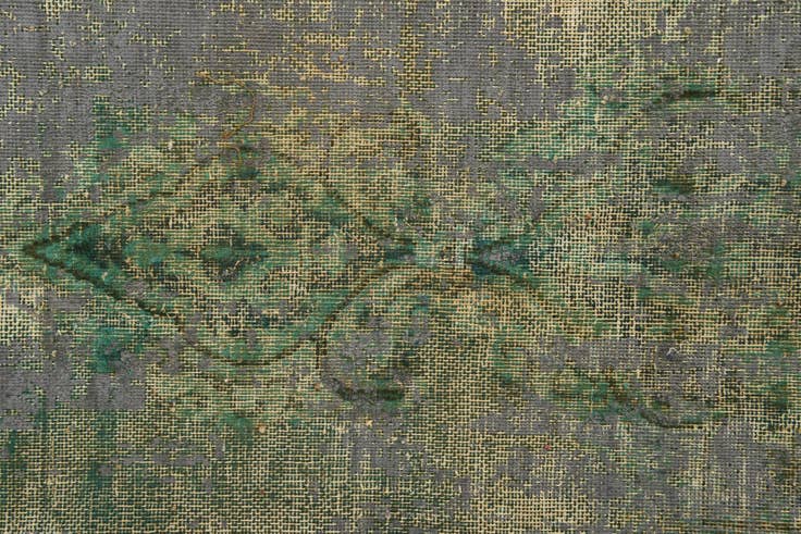 Detail image of 5' 7 x 9' 7 Hand Knotted Ultra Vintage Persian Wool Rug
