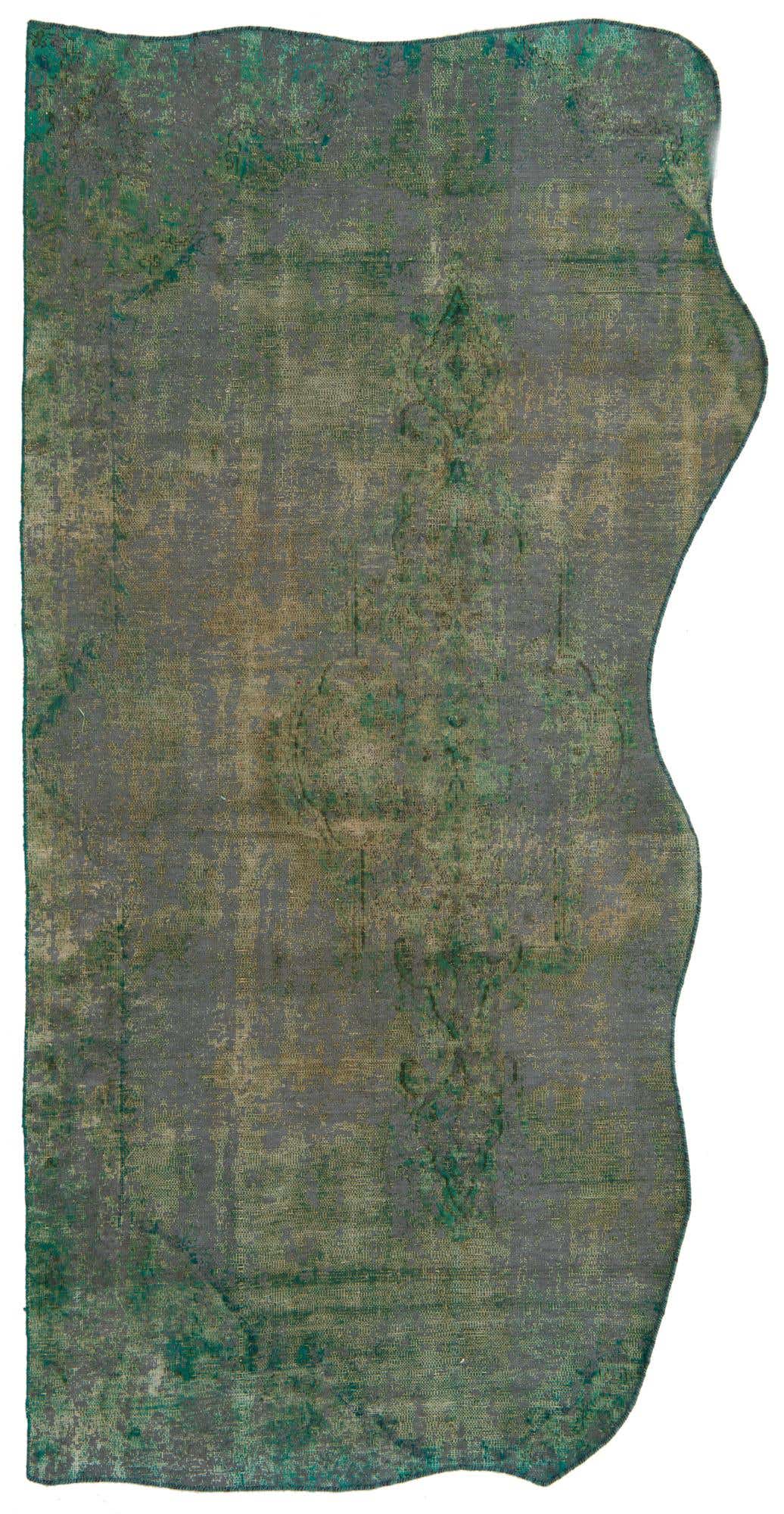 5' 7 x 9' 7 Hand Knotted Ultra Vintage Persian Wool Rug