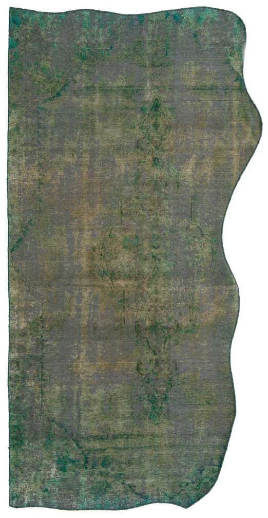 5' 7 x 9' 7 Hand Knotted Ultra Vintage Persian Wool Rug