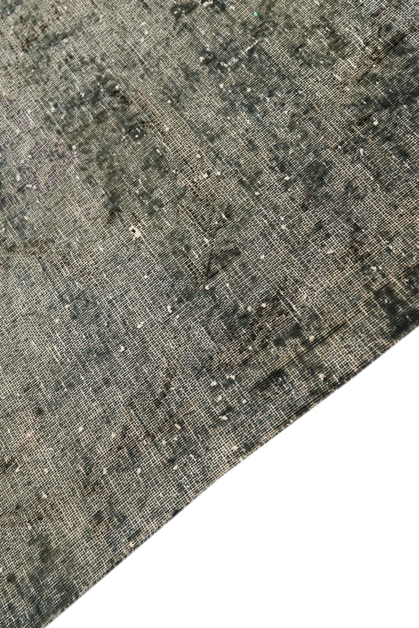 6' 8 x 10' Hand Knotted Ultra Vintage Persian Wool Rug
