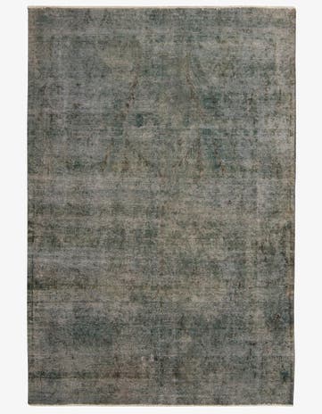 6' 8 x 10' Hand Knotted Ultra Vintage Persian Wool Rug