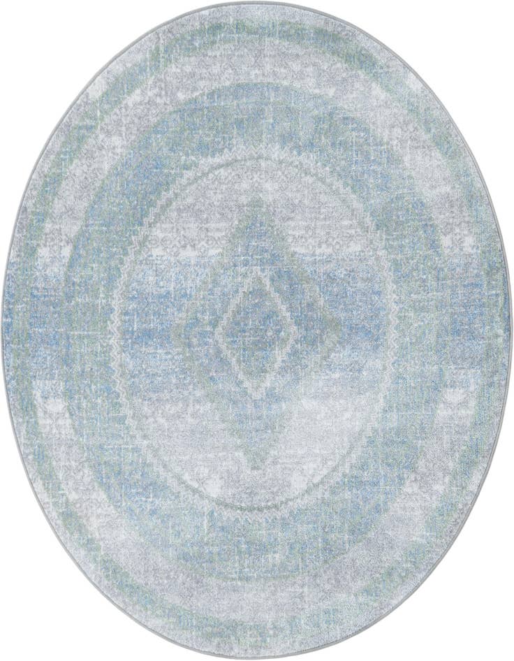Detail image of 5' 3 x 5' 3 Kamala Washable Round Rug