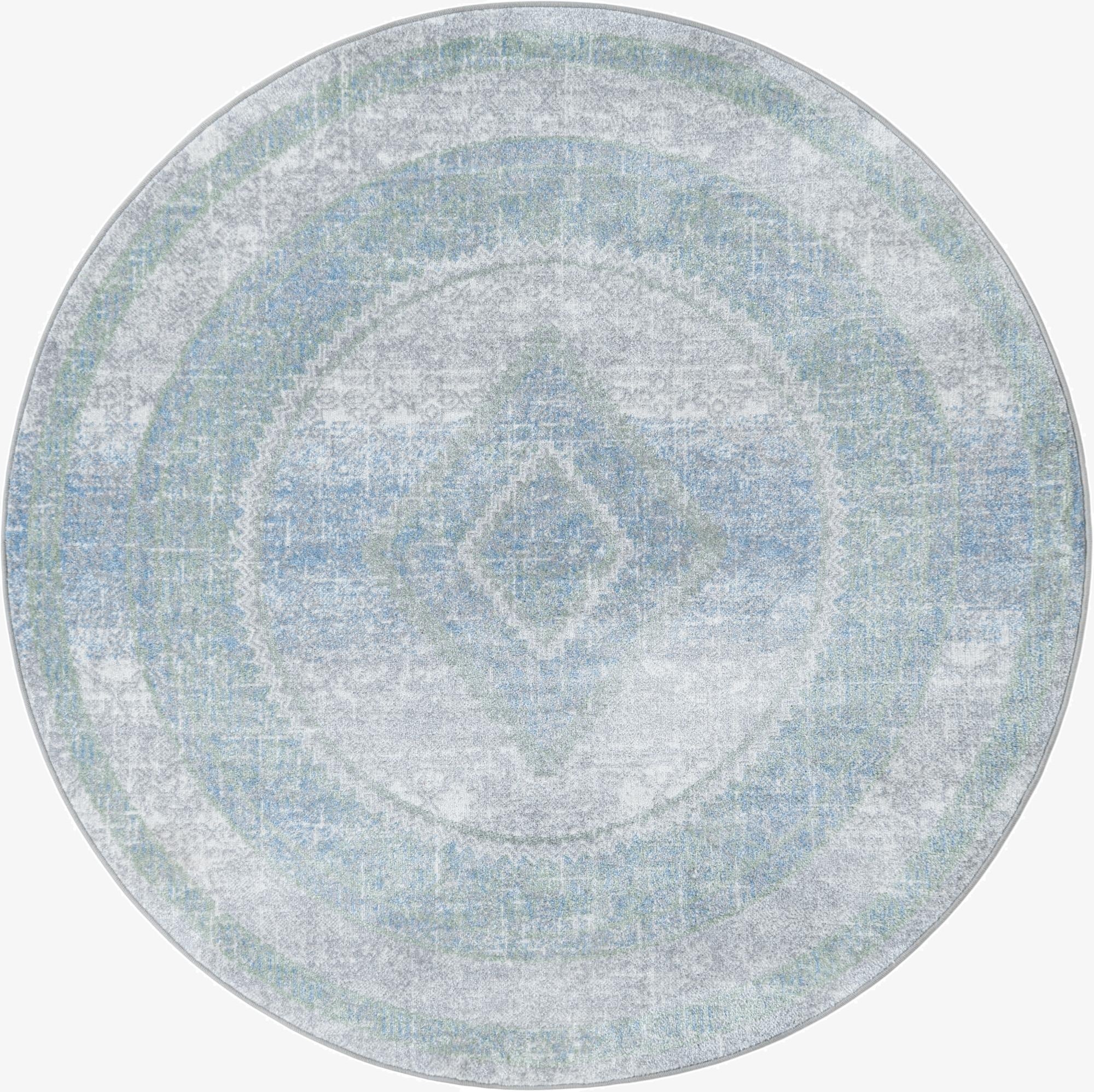 5' 3 x 5' 3 Kamala Washable Round Rug