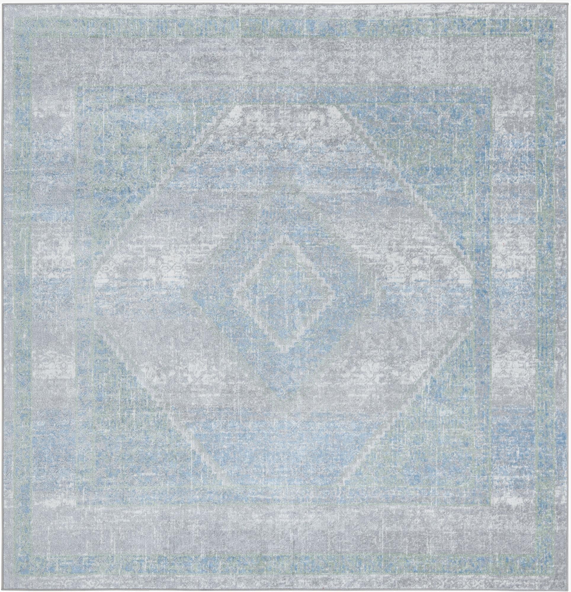 7' 10 x 7' 10 Kamala Washable Square Rug