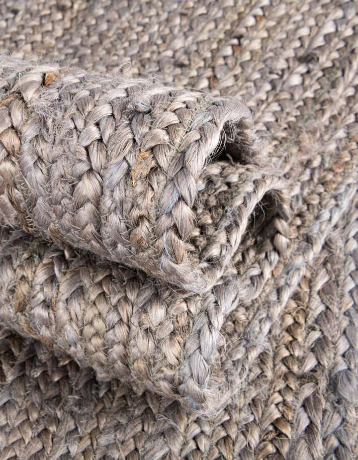 2' 2 x 3' 7 Handmade Braided Jute Hearth Rug