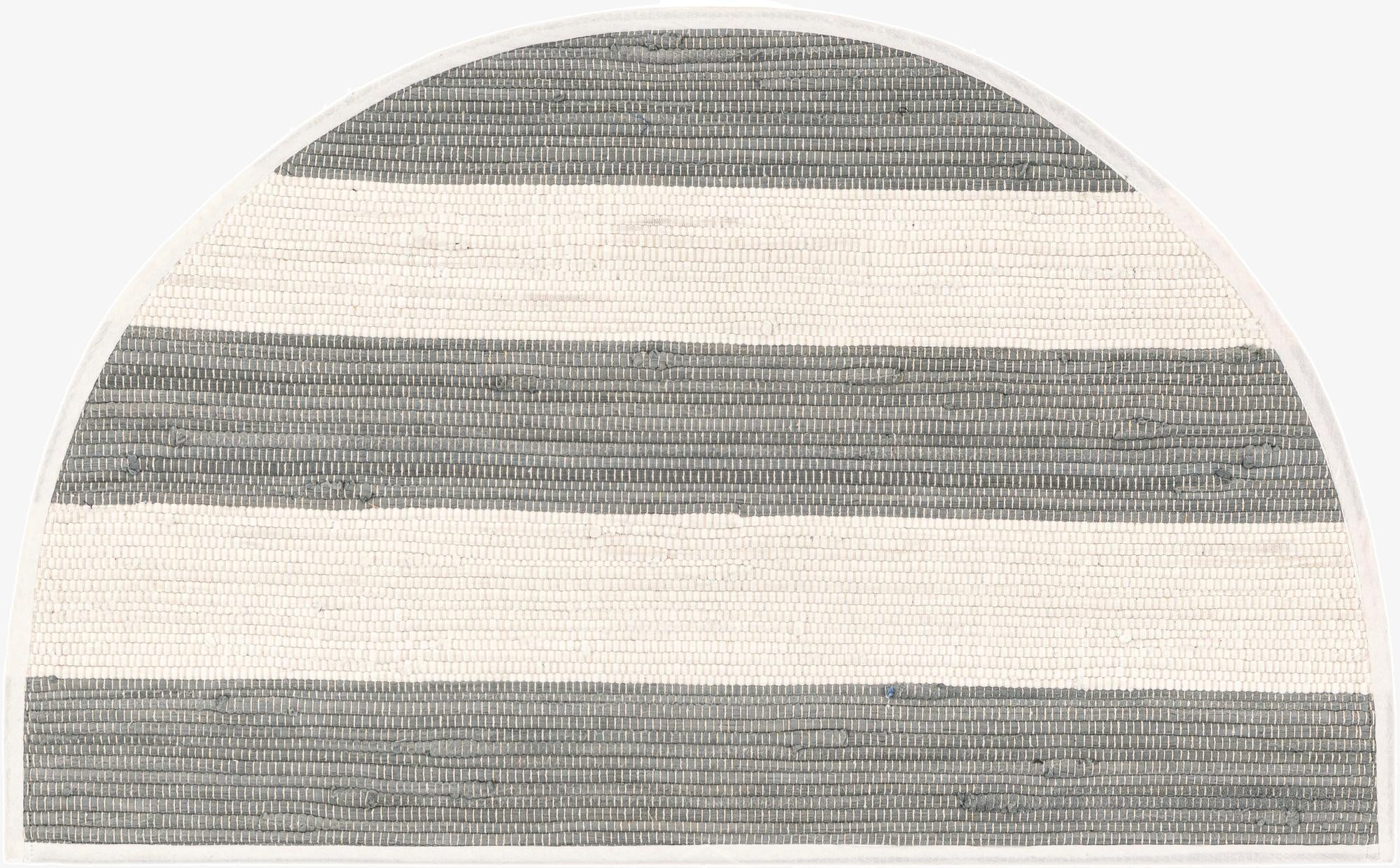 2' 2 x 3' 7  Hand Woven Chindi Rag Hearth Rug