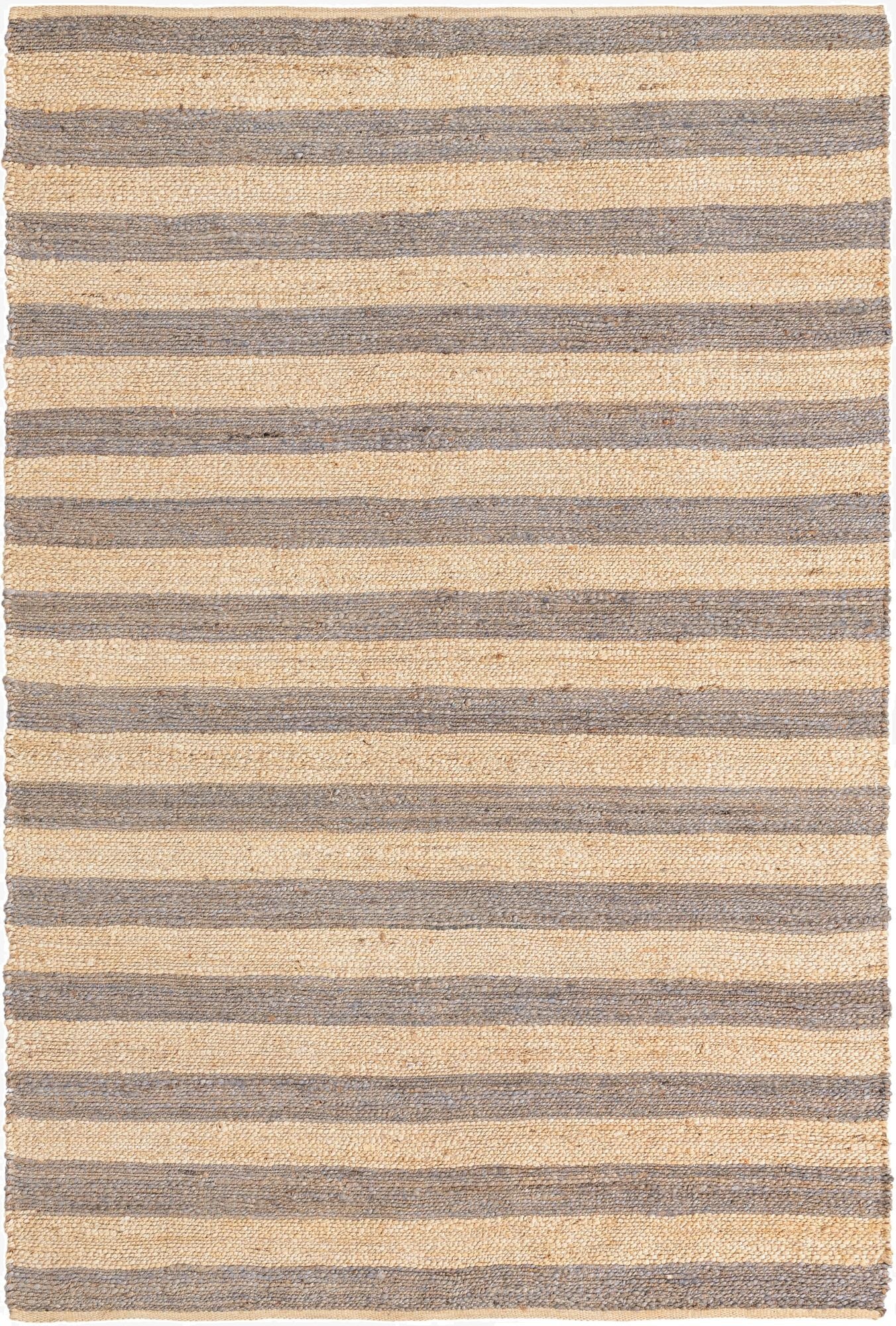 6' 1 x 9'  Hand Braided Jute Rug