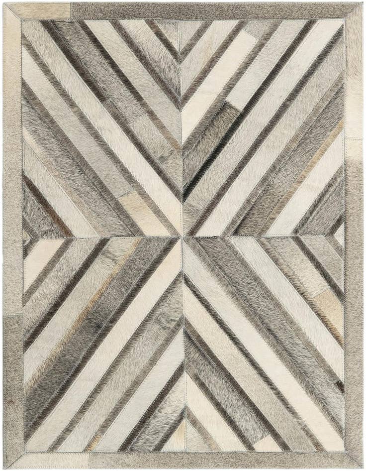 Detail image of 2' x 3' 1 Cowhide Leather Rug