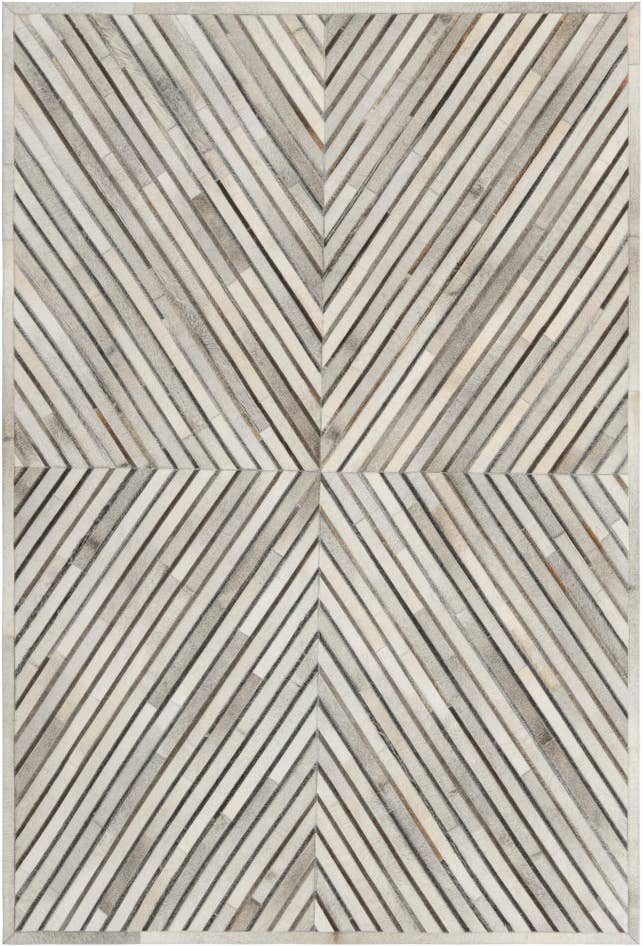 Detail image of 6' 1 x 9' Cowhide Leather Rug