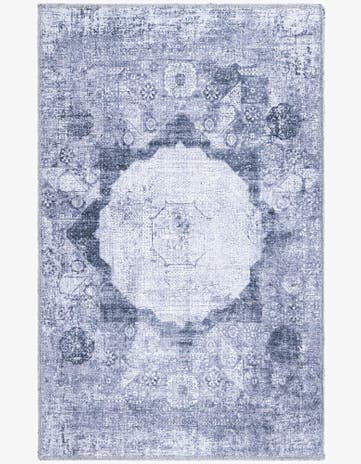 Gray Ivory Washable Yara Rug