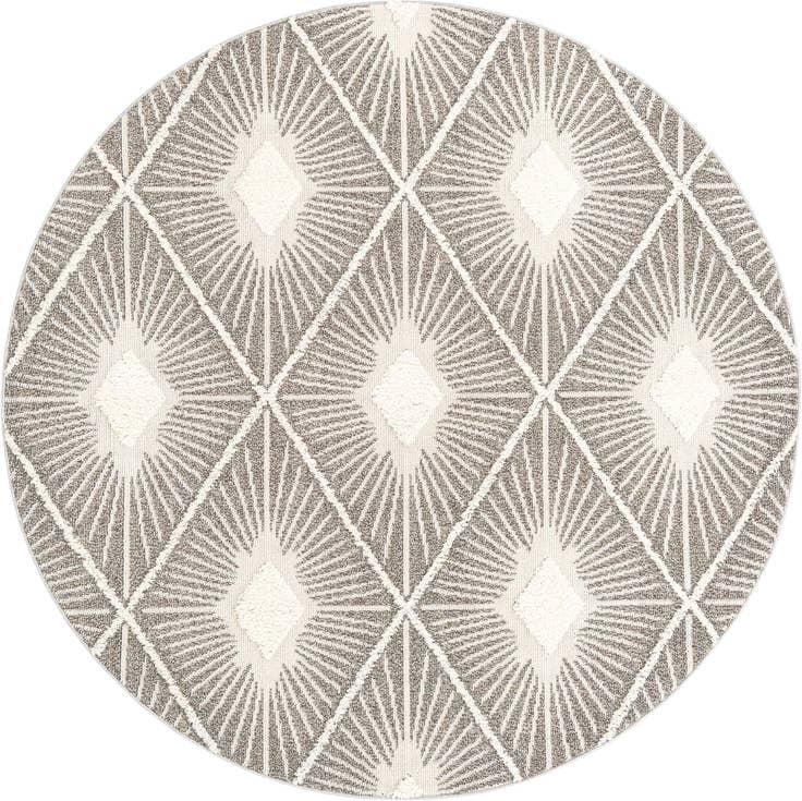 Detail image of 7' 10 x 7' 10 Boho Round Rug