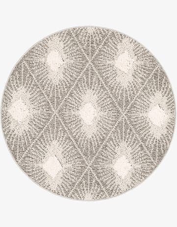 3' 3 x 3' 3 Boho Round Rug