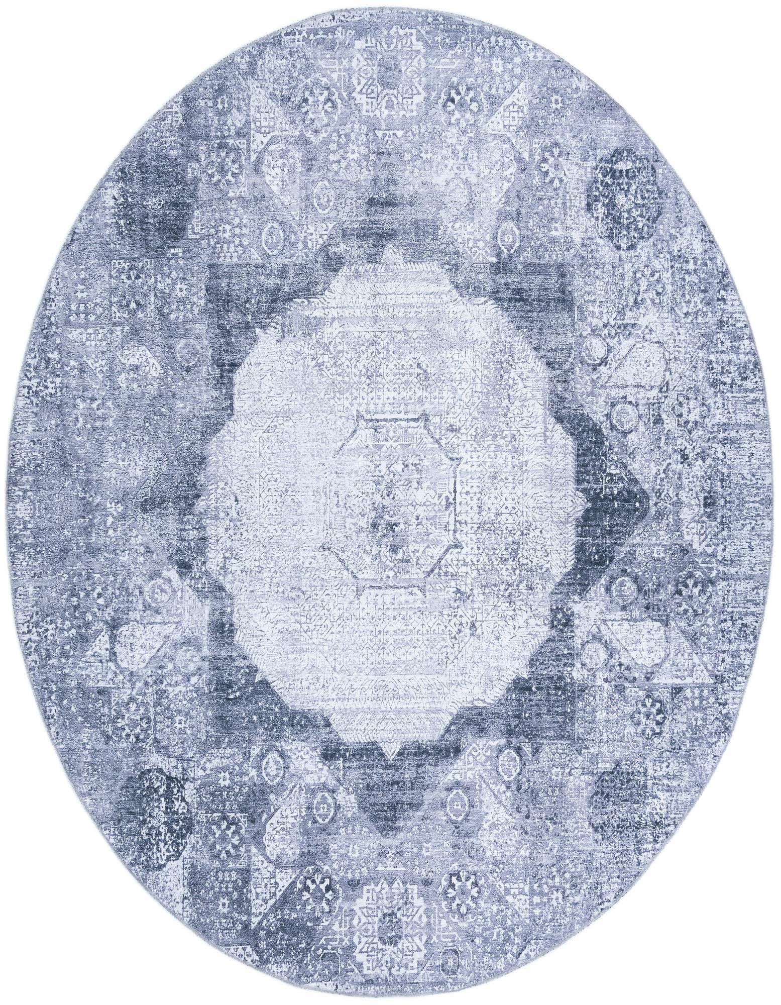 7' 10 x 7' 10 Washable Yara Round Rug