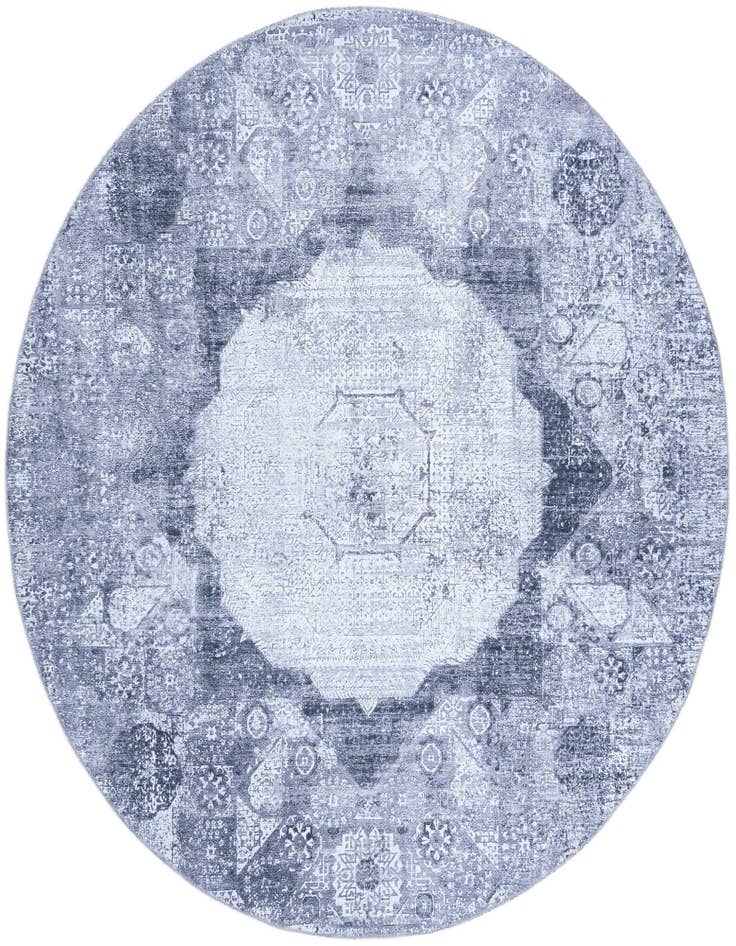 Detail image of 7' 10 x 7' 10 Washable Yara Round Rug