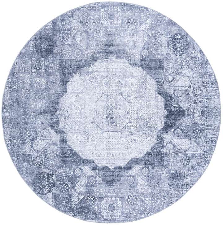 7' 10 x 7' 10 Washable Yara Round Rug