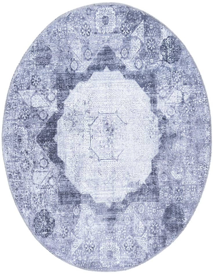 Detail image of 4' x 4' Washable Yara Round Rug