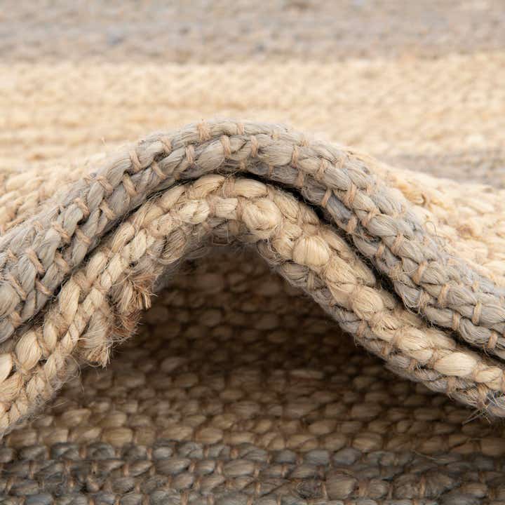 2' 2 x 6' 1 Handmade Braided Jute Runner Rug