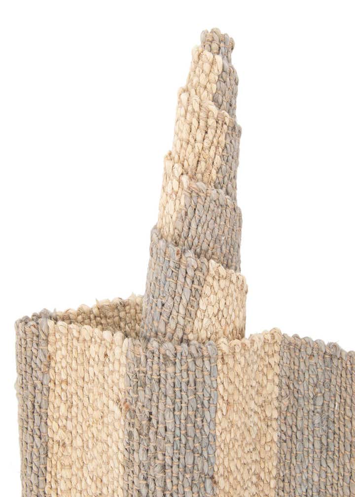 2' 2 x 6' 1 Handmade Braided Jute Runner Rug