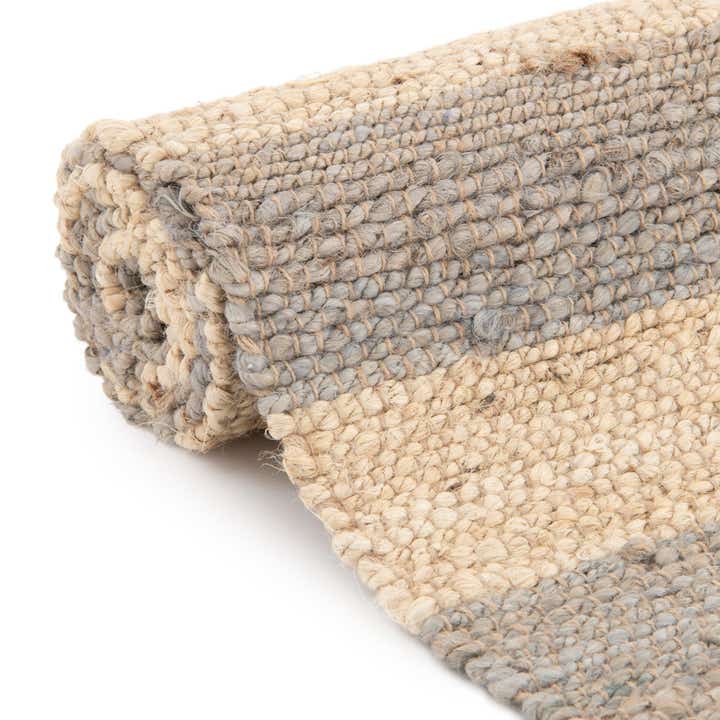 2' 2 x 6' 1 Handmade Braided Jute Runner Rug