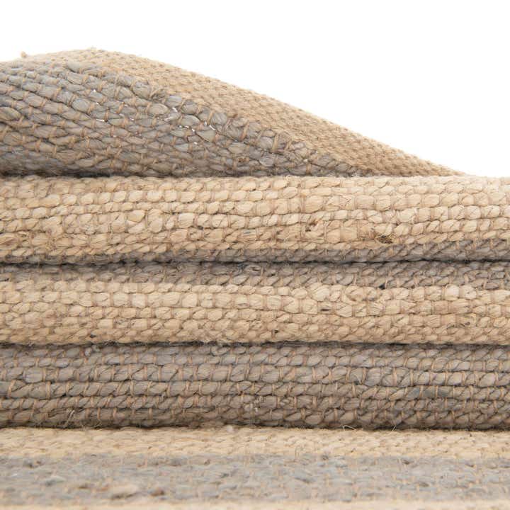 2' 2 x 6' 1 Handmade Braided Jute Runner Rug