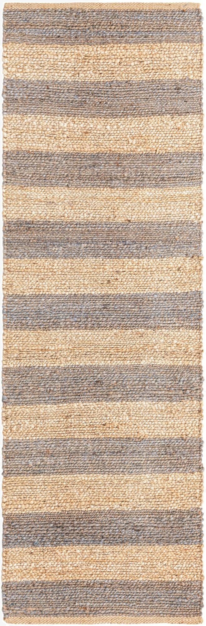 2' 2 x 6' 1  Hand Braided Jute Runner Rug