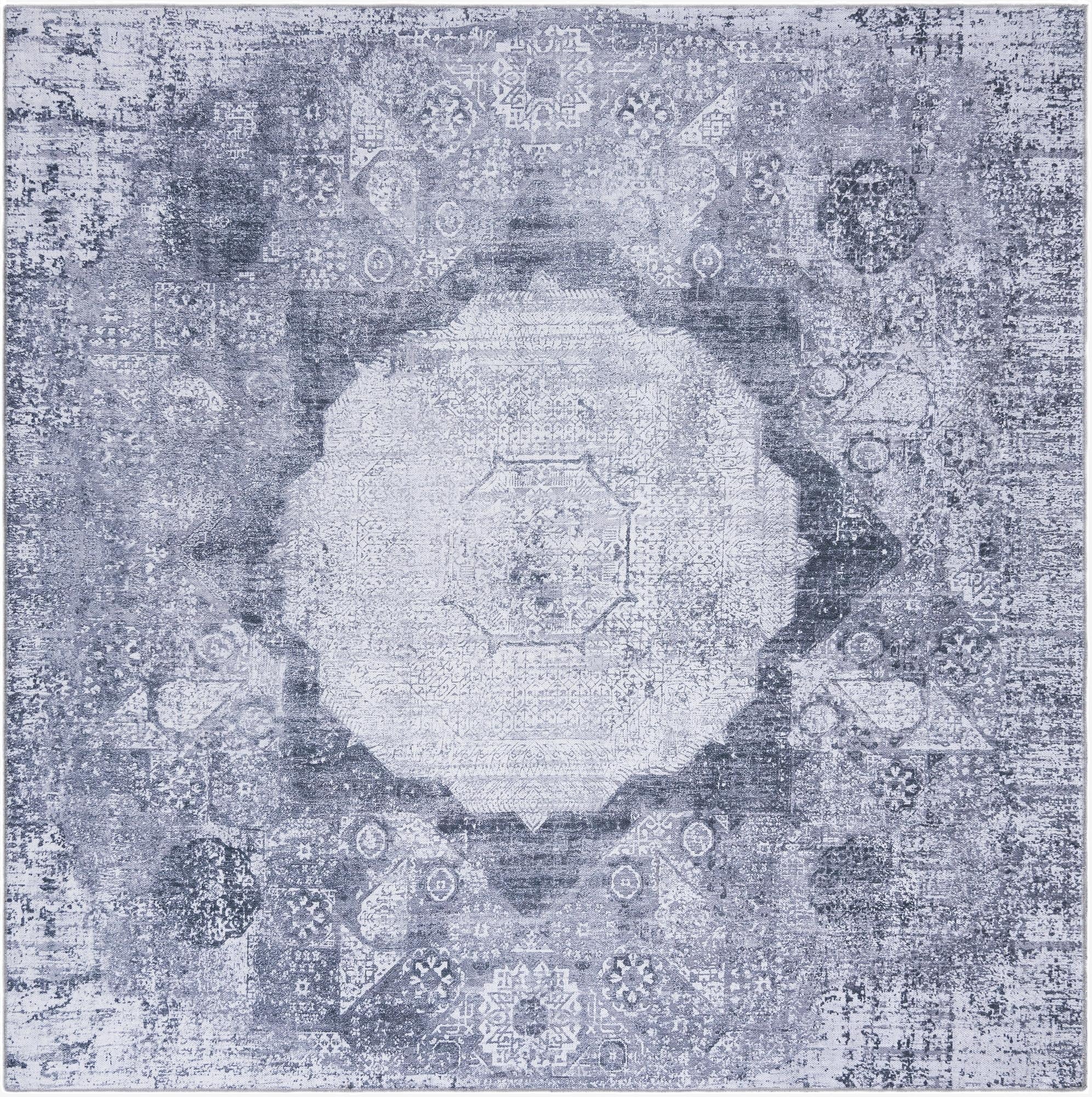 7' 10 x 7' 10  Washable Yara Square Rug