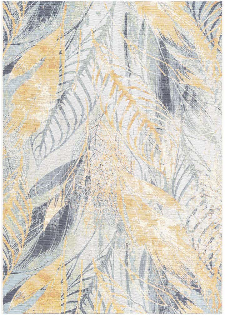 4' x 6' Easy-Clean Botanical Indoor / Outdoor Rug