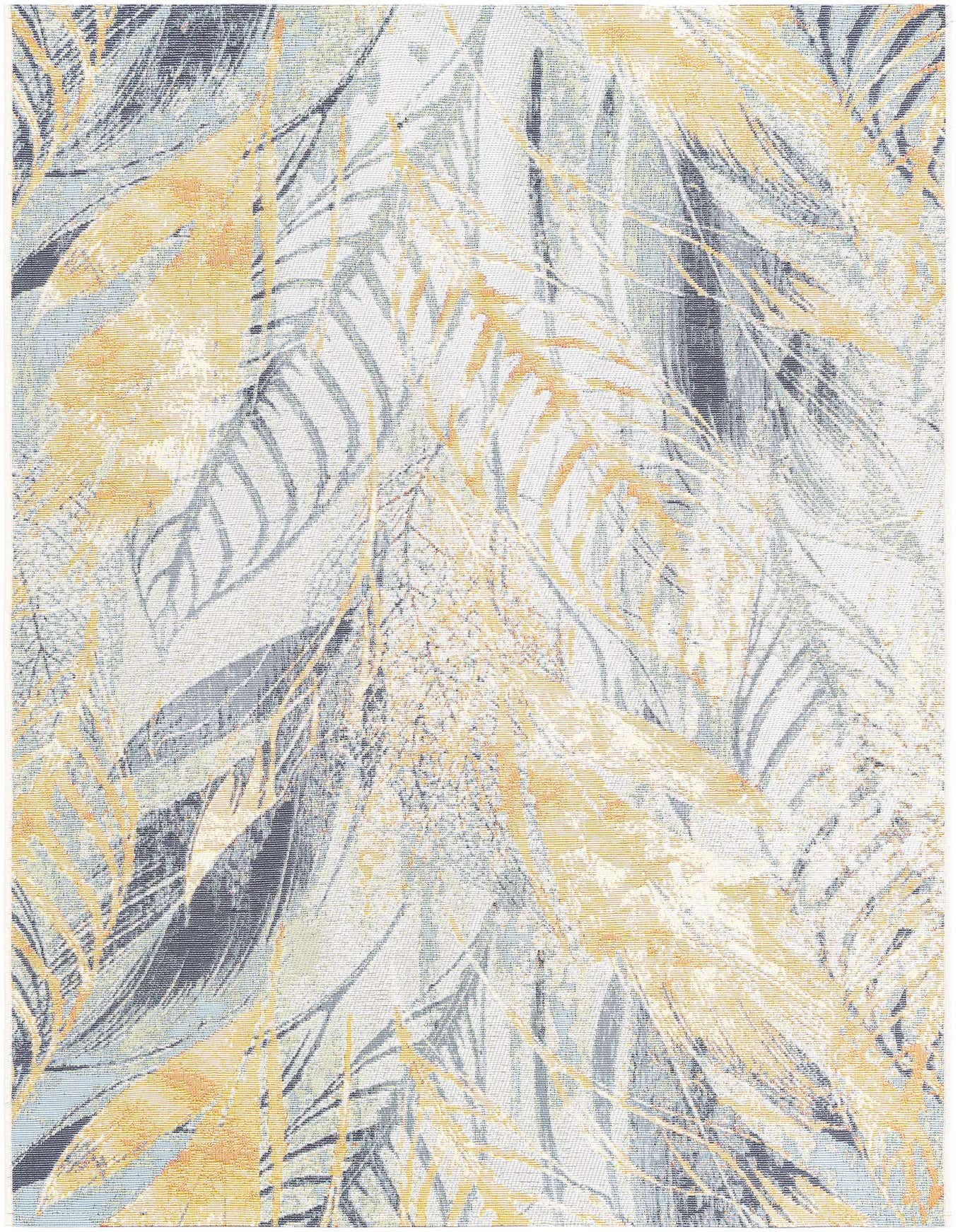 4' x 6' Easy-Clean Botanical Indoor / Outdoor Rug