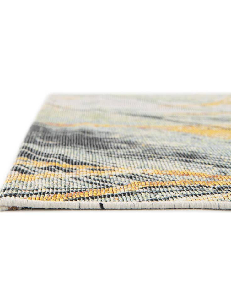Detail image of 10' x 10' Easy-Clean Botanical Indoor / Outdoor Square Rug