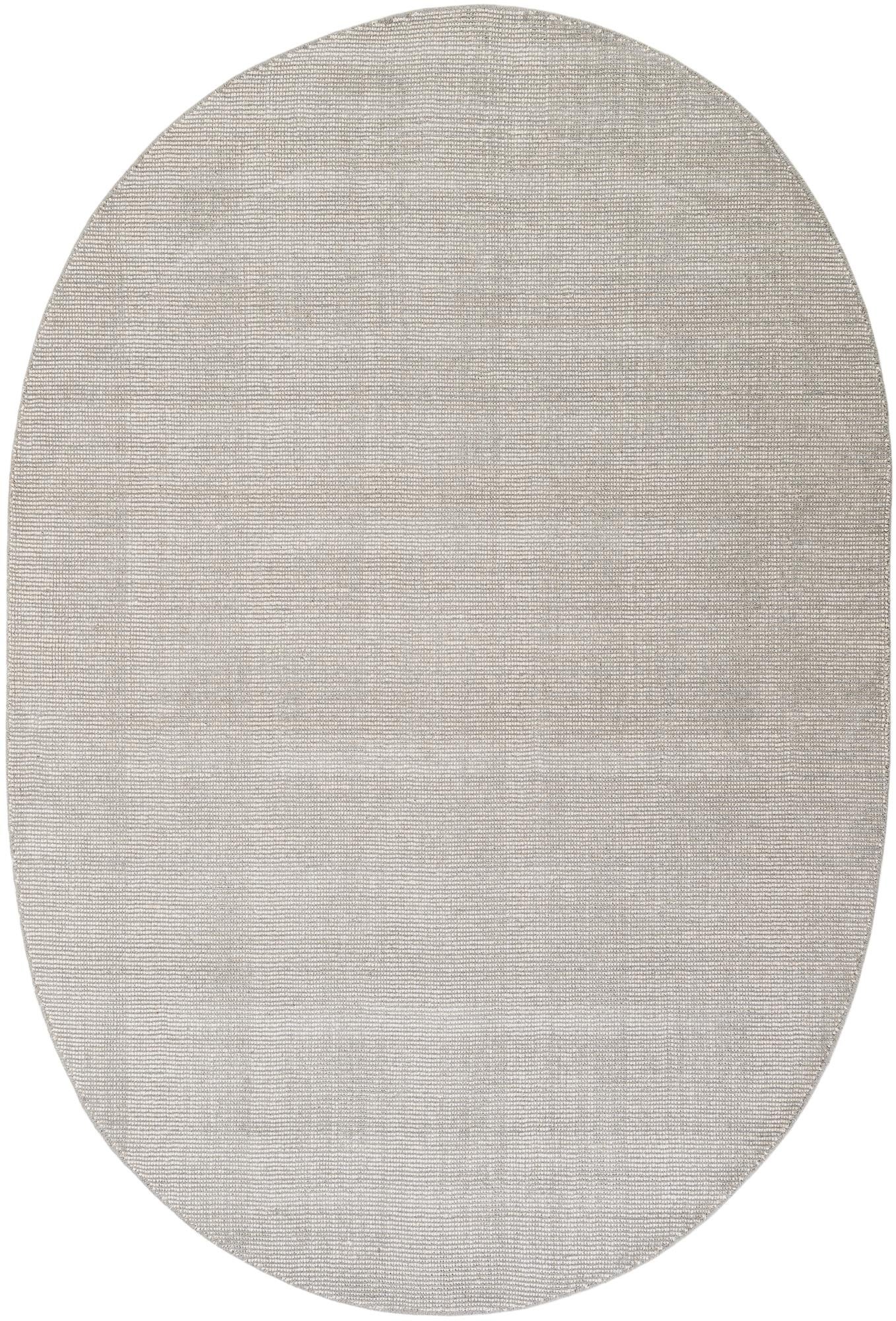6' 1 x 9' Hand Woven Jill Zarin English Manor Wool Oval Rug