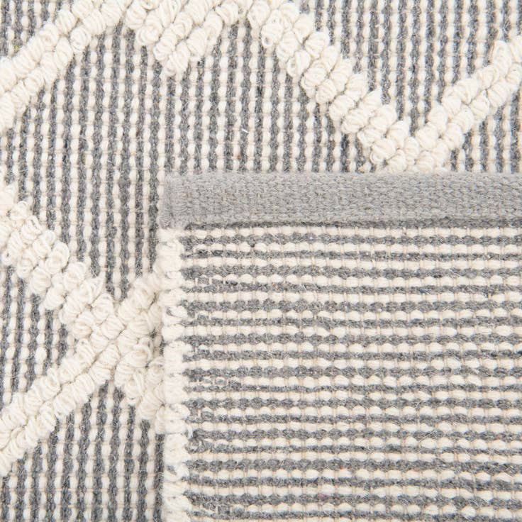 Detail image of Custom Gray Manor anudado a mano Jill Zarin Dorset Alfombra