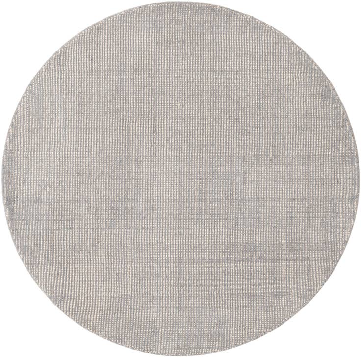 Detail image of 4' 1 x 4' 1 Hand Woven Jill Zarin English Manor Farmhouse Wool Round Rug