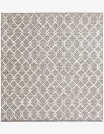 8' x 8' Hand Knotted Jill Zarin Dorset Square Rug