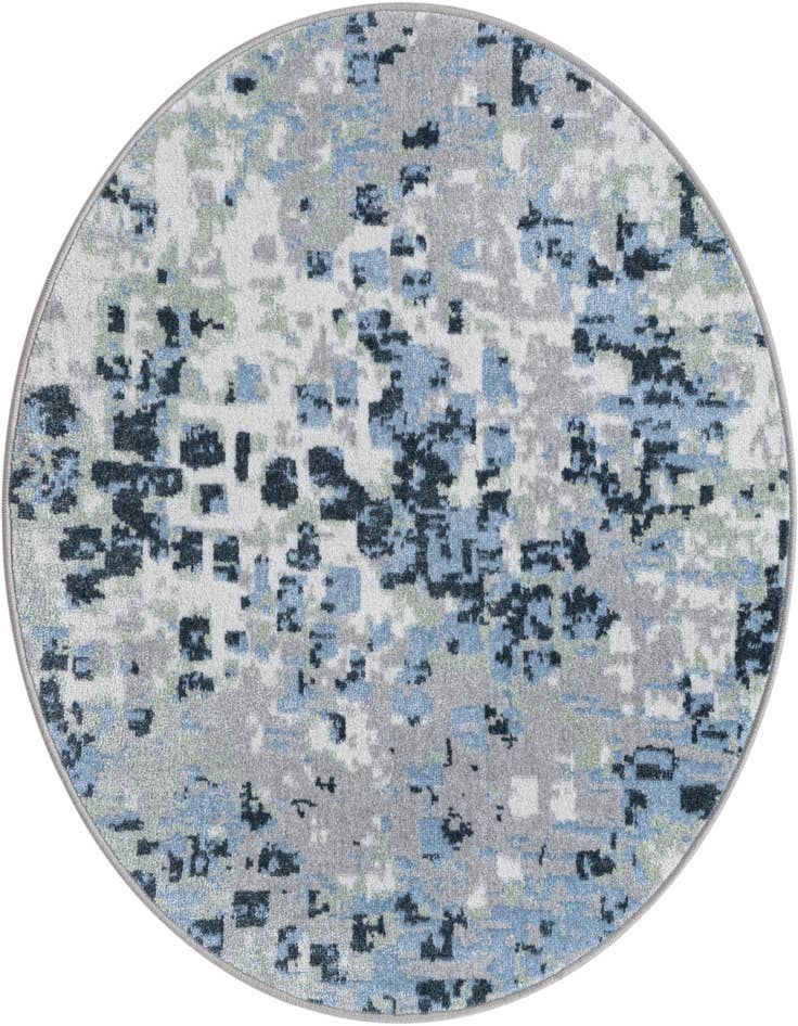 Detail image of 3' 3 x 3' 3 Kamala Washable Round Rug