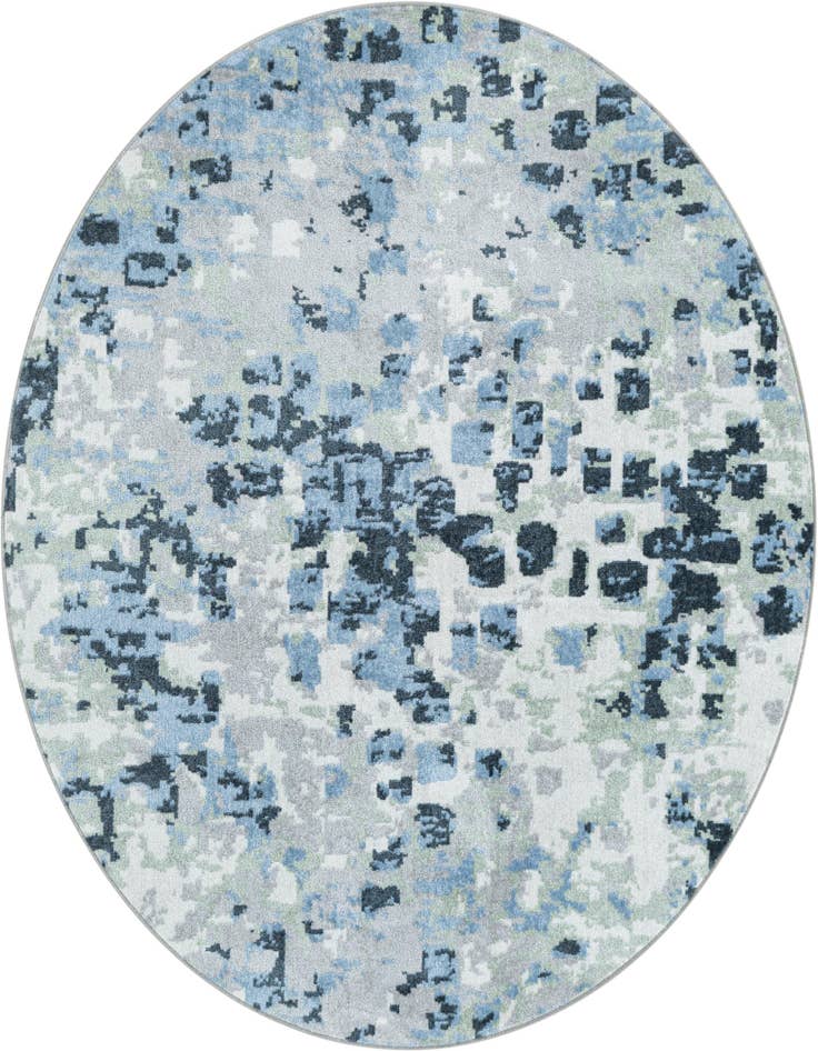 Detail image of 5' 3 x 5' 3 Kamala Washable Round Rug