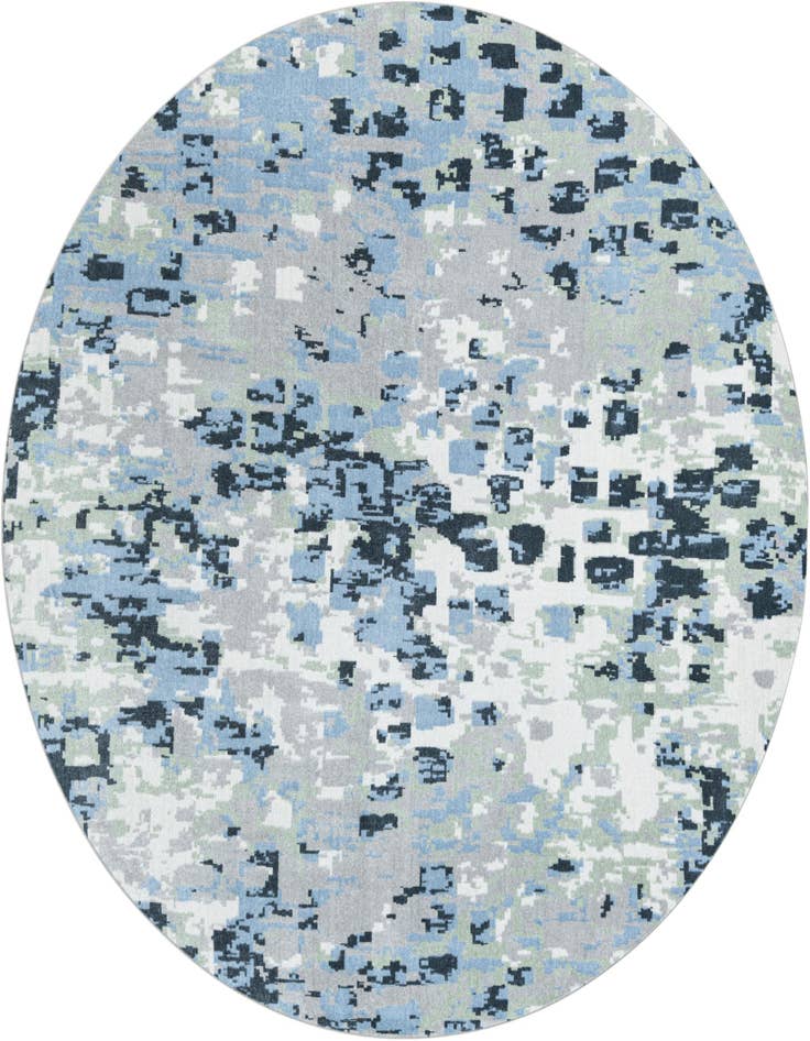 Detail image of 7' 10 x 7' 10 Kamala Washable Round Rug