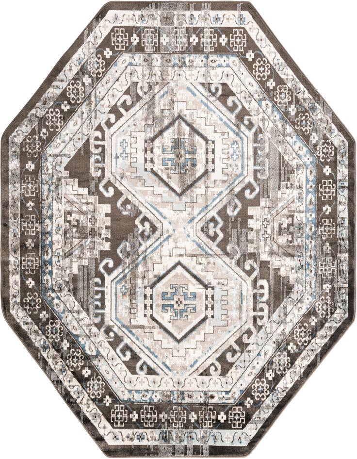 Detail image of 7' 10 x 7' 10 Charlotte Octagon Rug
