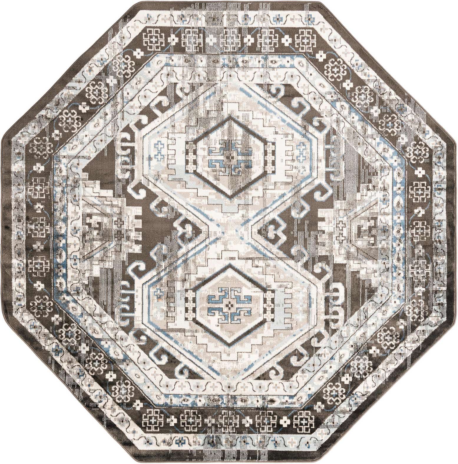 7' 10 x 7' 10 Charlotte Octagon Rug