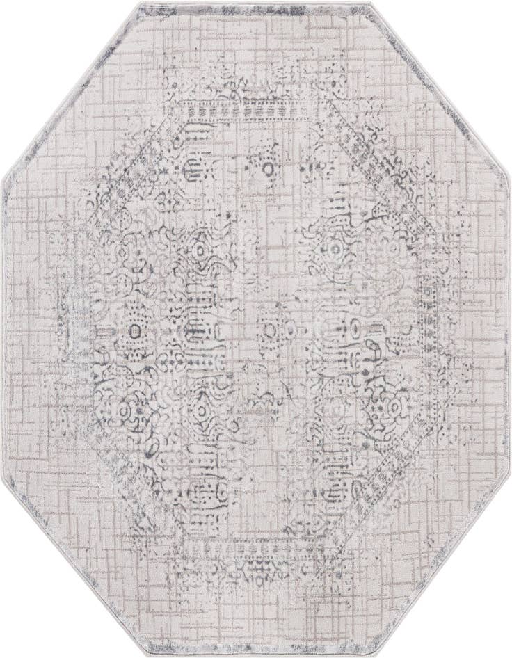 Detail image of 5' 3 x 5' 3 Chesterfield Octagon Rug
