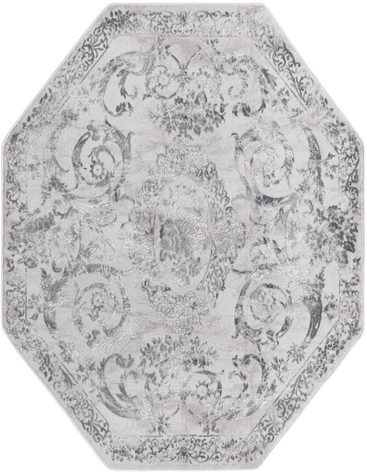 Detail image of 5' 3 x 5' 3 Finsbury Octagon Rug