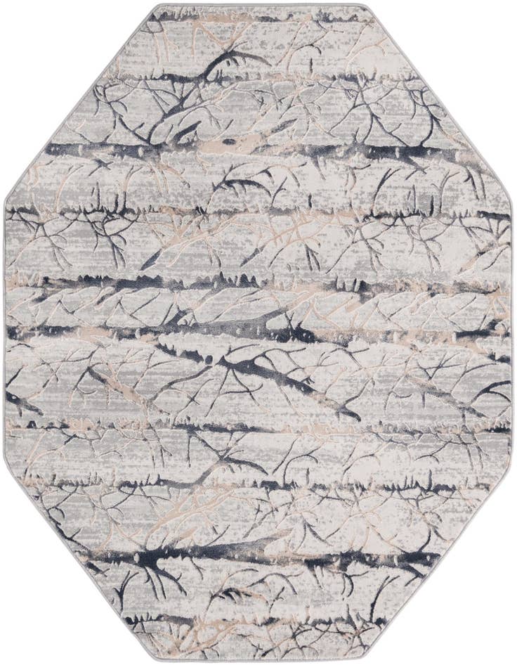 Detail image of 5' 3 x 5' 3 Finsbury Octagon Rug