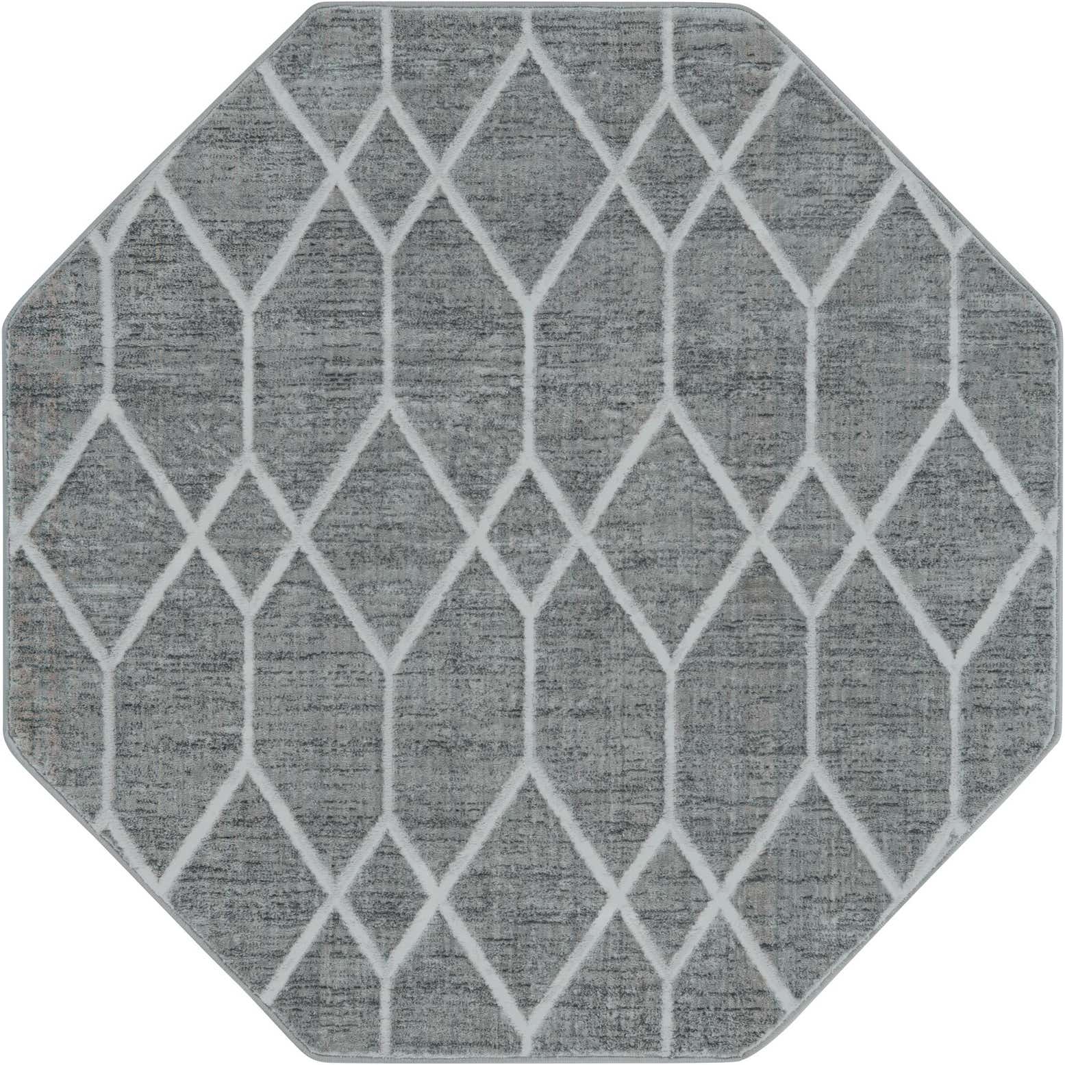 5' 3 x 5' 3 Lattice Trellis Octagon Rug