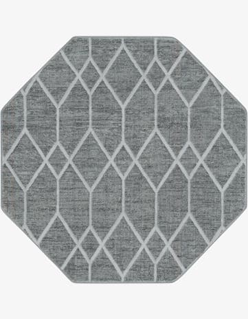 5' 3 x 5' 3 Lattice Trellis Octagon Rug