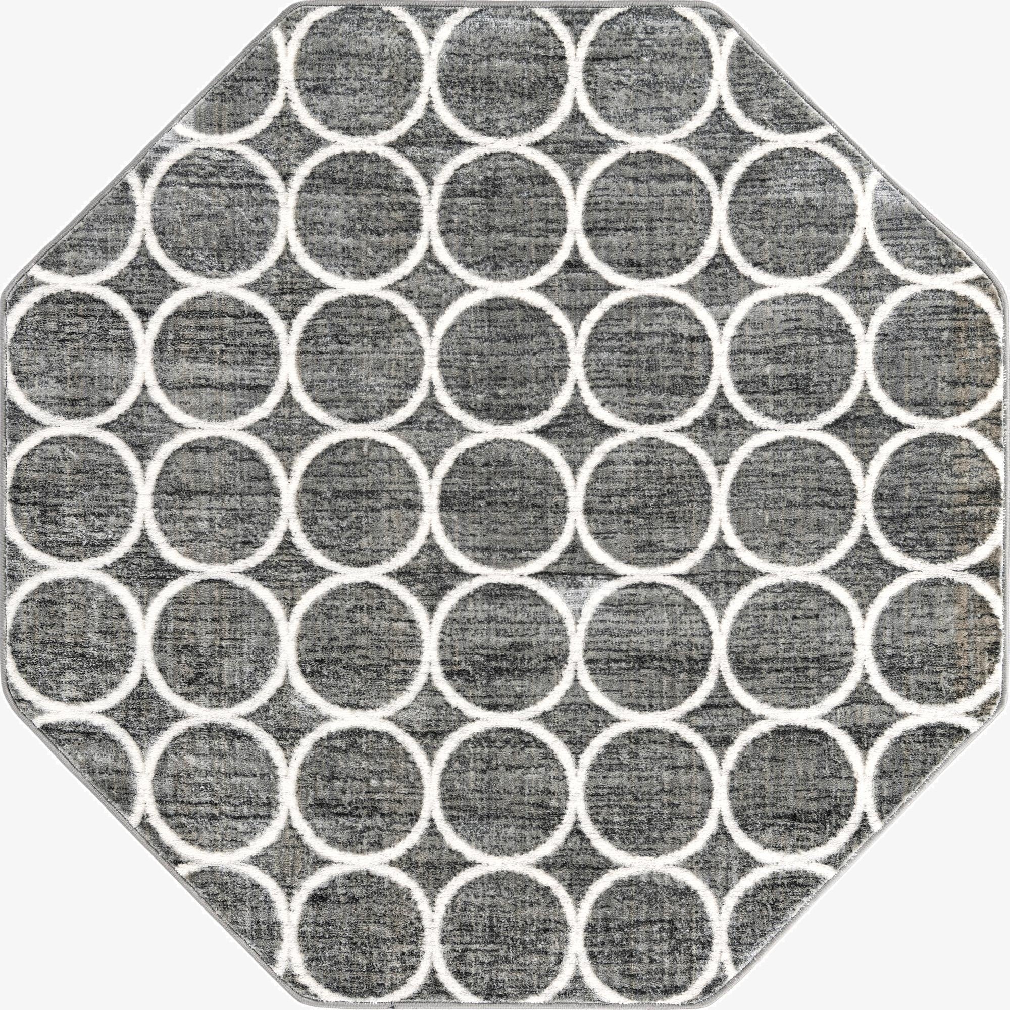 5' 3 x 5' 3 Lattice Trellis Octagon Rug