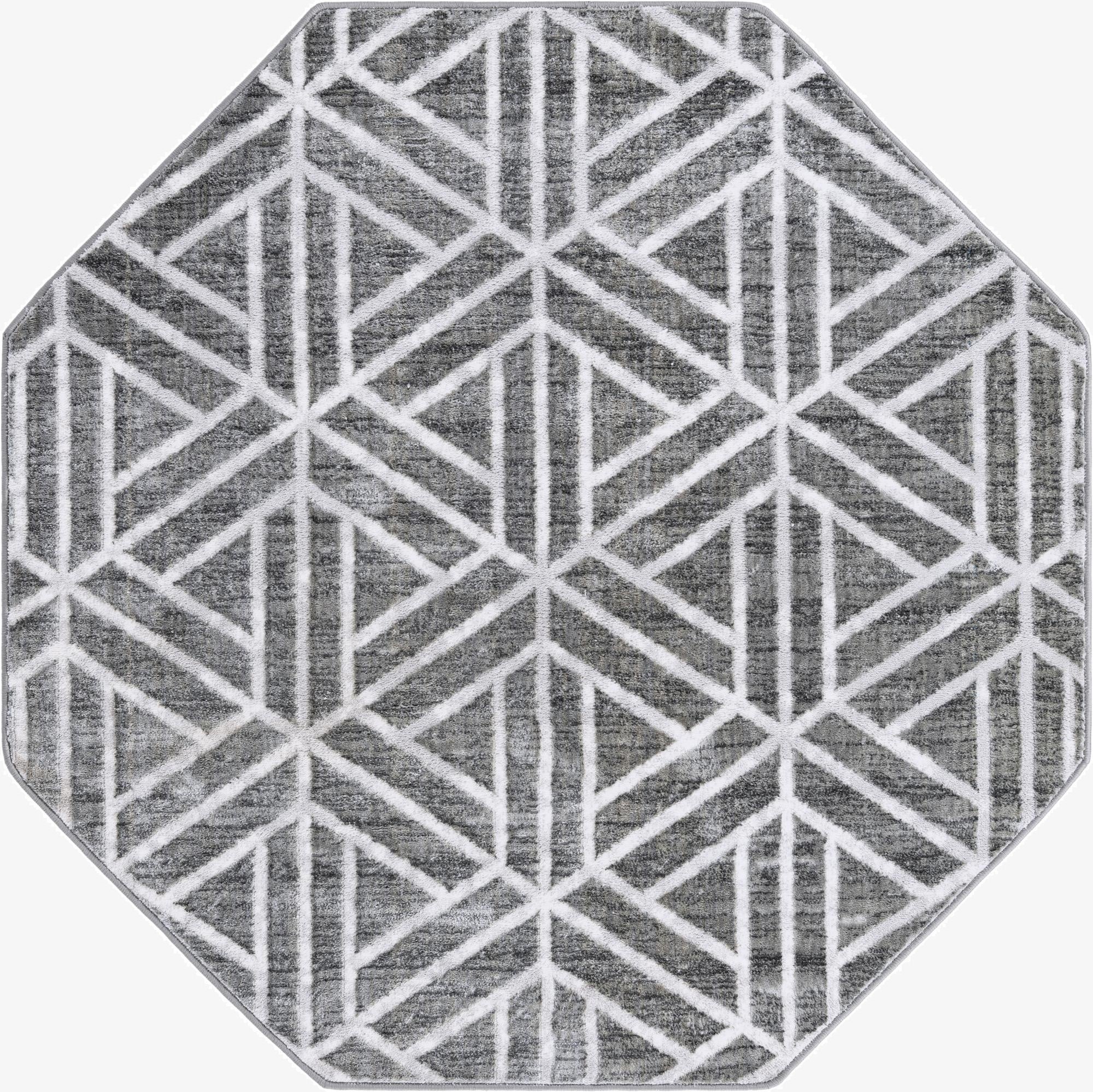 5' 3 x 5' 3 Lattice Trellis Octagon Rug
